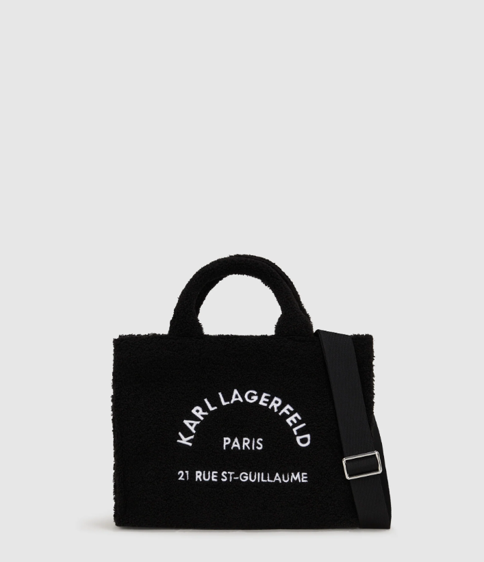 Bolso tote de borrego Rue St-Guillaume black